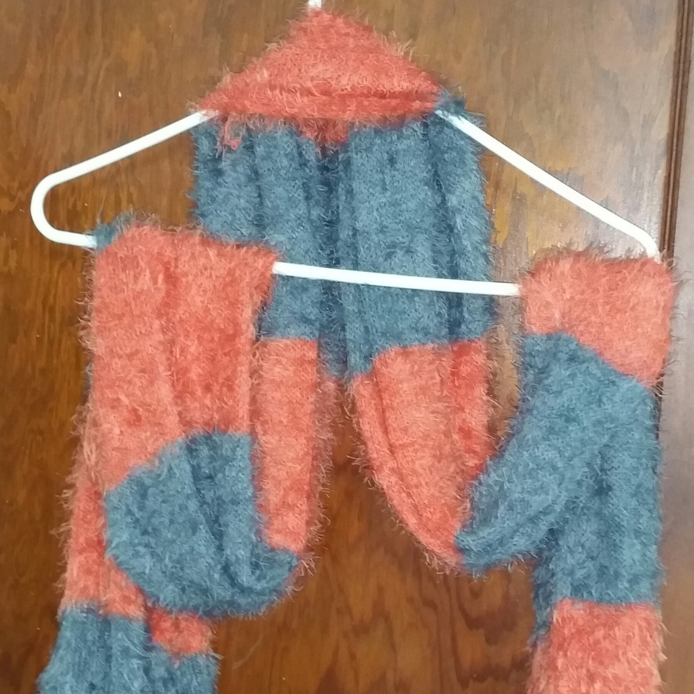 American Eagle Outfitters Aerie Scarf  Orange&Grey